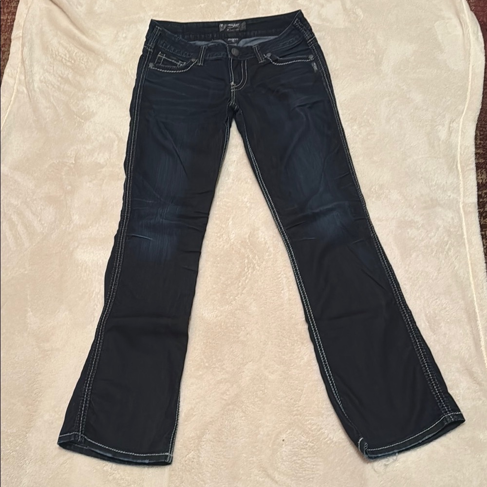 Women's Frances 18 Flared Silver Jeans